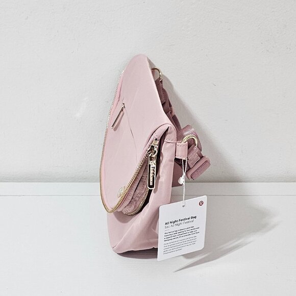 LULULEMON All Night Festival Bag 5L - Pink Haze / Gold - LW9ENLS - Picture 6 of 7